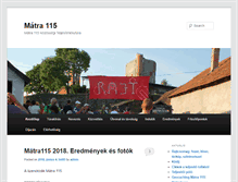 Tablet Screenshot of matra115.hu